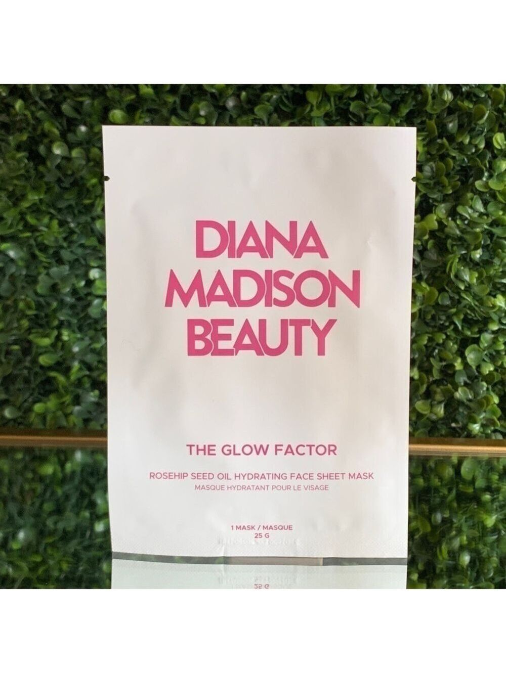 Diana Madison Beauty The Glow Factor Rosehip Seed Oil Hydrating Face Sheet Mask🆕